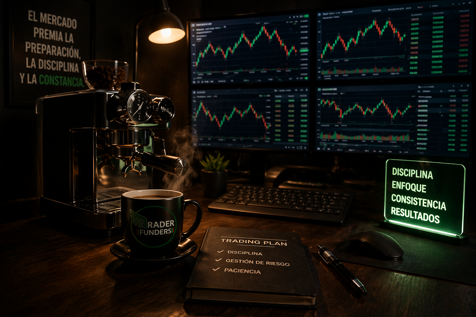 Wall Street Coffee - Sala de Trading